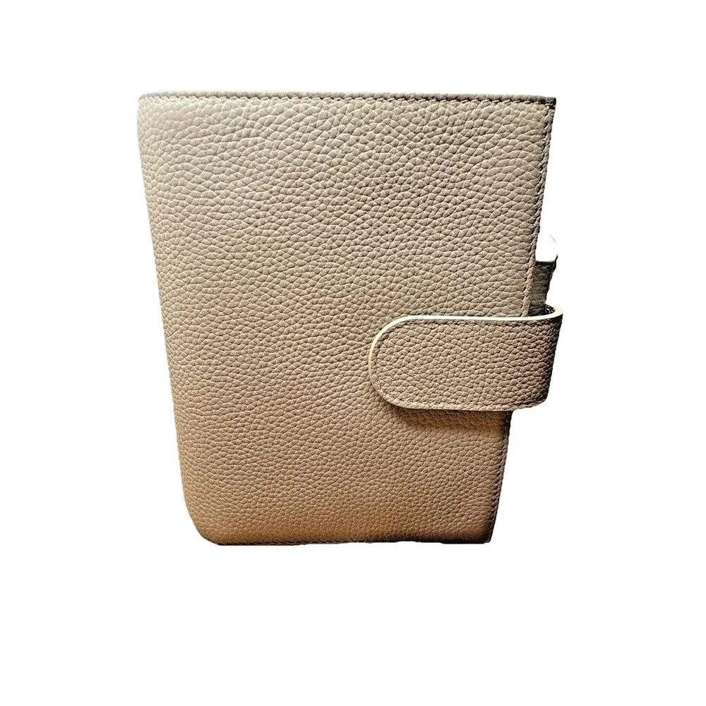 Moterm Pocket Versa Binder A6 Planner & Wallet Combo Pebble Taupe, 19mm Rings